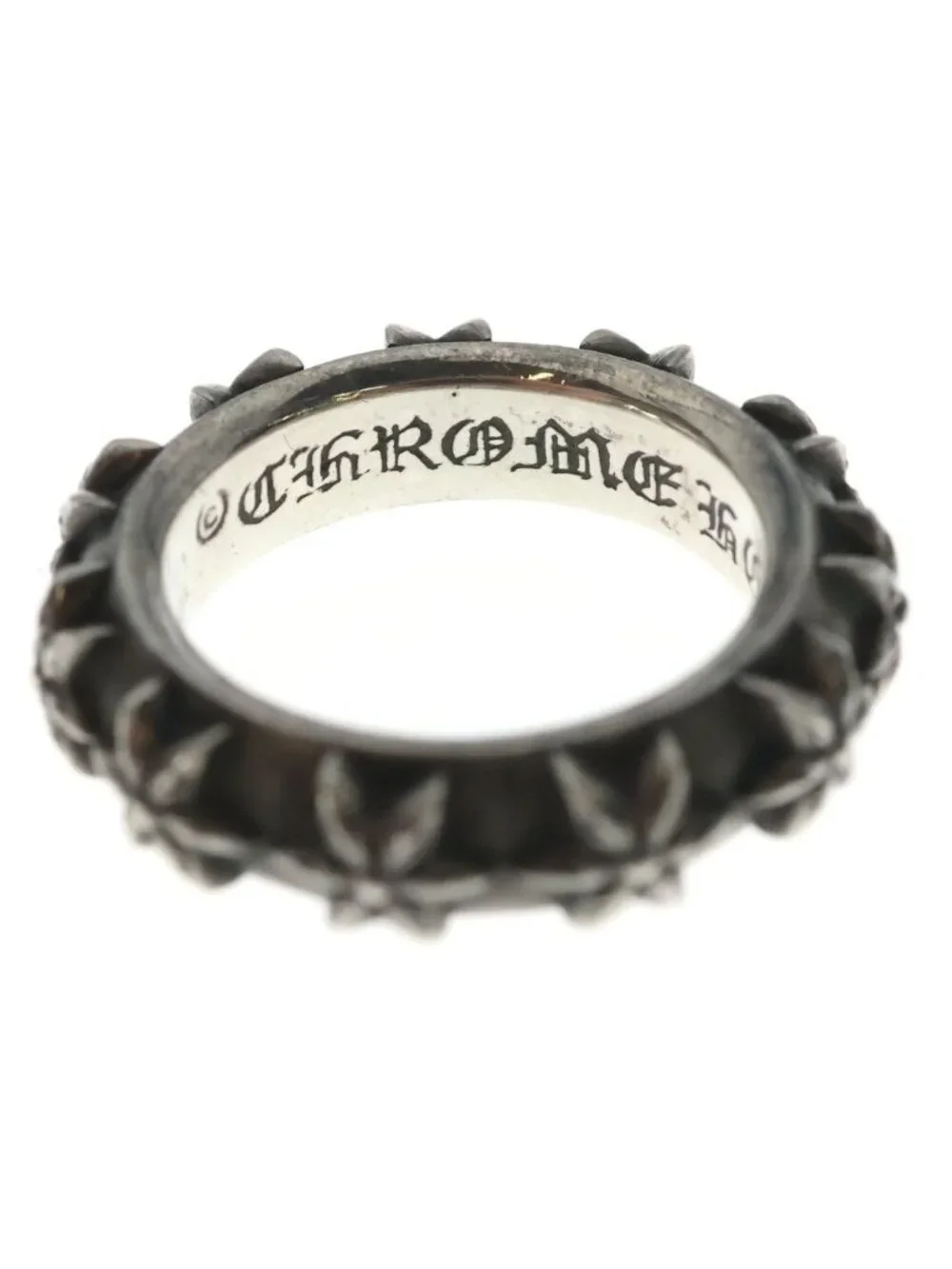 Chrome Hearts Star Band Silver Ring